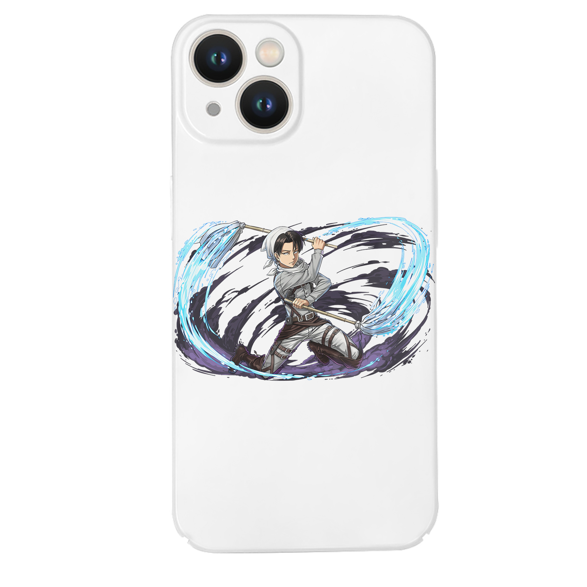 （画像用） 進撃の巨人 リヴァイ·アッカーマン Attack on Titan Levi Ackerman 【iPhone 14シリーズ対応】ハードケース